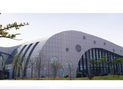 乐山会议中心外景网架工程